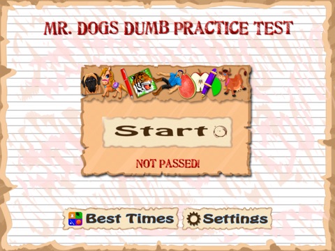 ミスタードッグのお馬鹿ななぞなぞ練習テスト Mr. Dog's Dumb Puzzle Practice Test (Now Free!)のおすすめ画像1