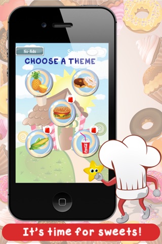 Street Food Fun Memory Game PRO -  pairs matching genius for  kids and adults. screenshot 2