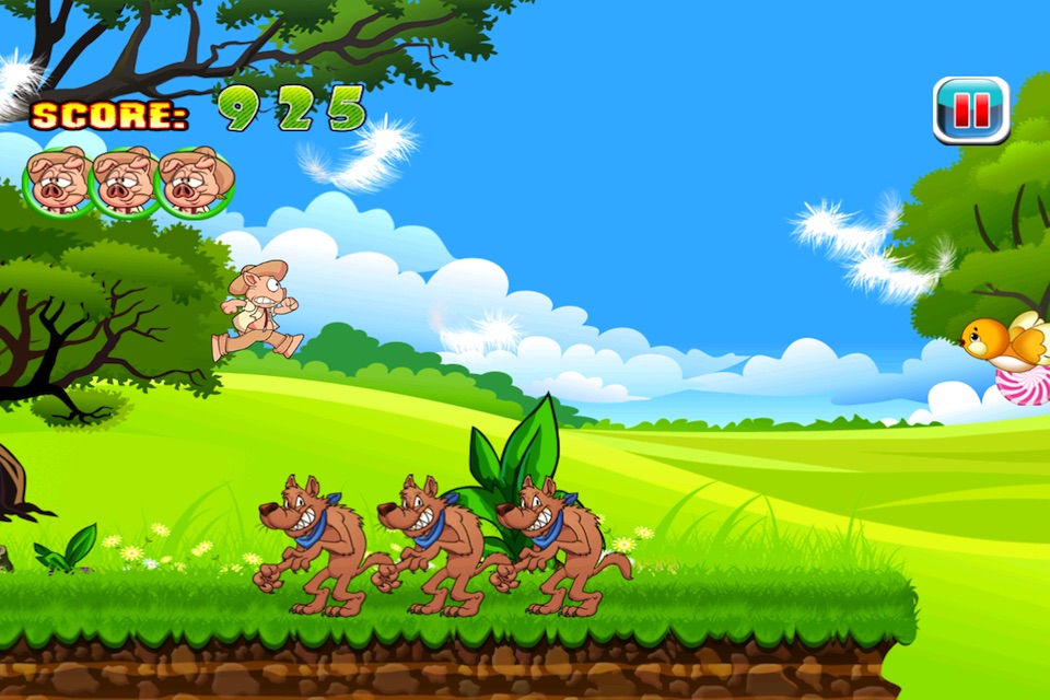 3 little pigs Run : Three Piggies Vs Big Bad Wolf screenshot 4