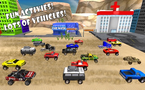 Pickup Truck Race & Offroad! Toy Car Racing Game For Toddlers and Kids screenshot 2