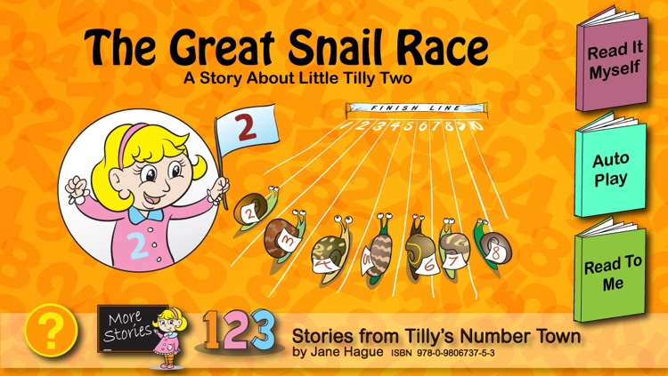 The Great Snail Race, Tilly's Number Town Talking Book.