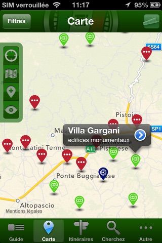 Pistoia Guida Verde Touring screenshot 3