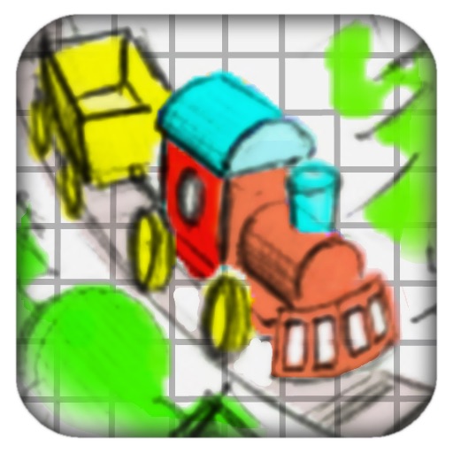 Doodle Train - Railroad Puzzler icon