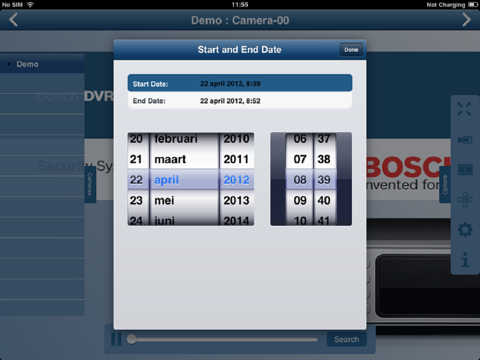 Bosch DVR Client screenshot 4