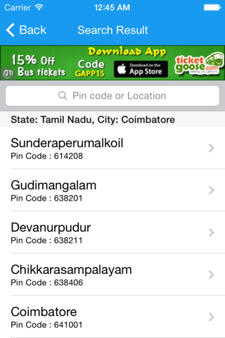 India Pin Code Finder screenshot 2