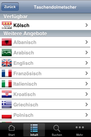 Dolmetscher für Ärzte SELECT screenshot 2