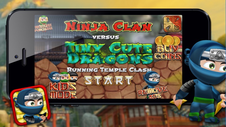 Ninja Clan vs Tiny Cute Dragons - Free Game! screenshot-4