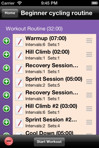 Cycling Workout Timer screenshot 2