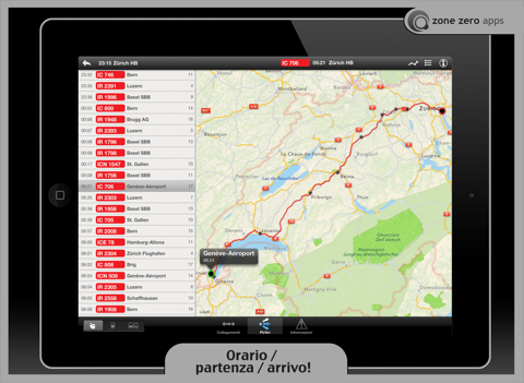 Swiss Transit Free (for iPad) screenshot 3