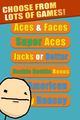 Rage Video Poker - New Comic Troll Face Casino Cards screenshot 2