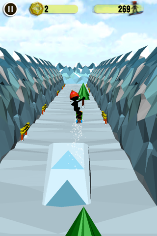 Tricky Snowboard screenshot 3