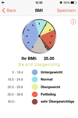 BMI 2 go screenshot 2