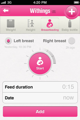 Withings Baby Companion screenshot 3