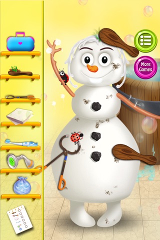 Summer Snowman Salon - kids games screenshot 4