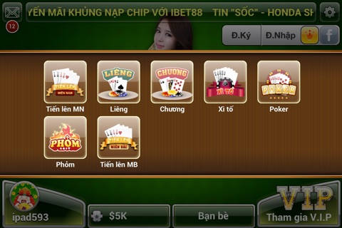 Phom Online - Danh bai ta la, bau cua tom ca, chan, to tom, vietnamese poker, thirteen cards, southern poker, ba cay ga screenshot 3