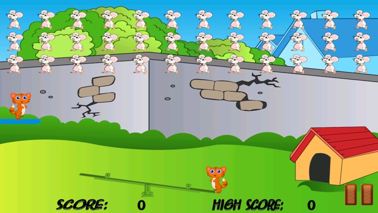 Kitty Jump For Mice - Happy Kitties Catapult Battle Free