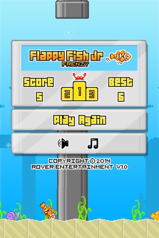 Flappy Fish Frenzy Jr screenshot 4