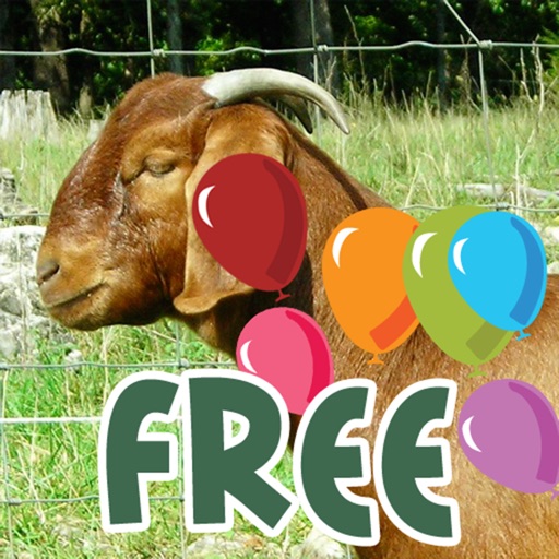 Farm Animals Balloons Pop For Kids Free icon