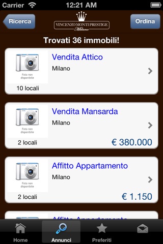 Vincenzo Monti Prestige screenshot 3