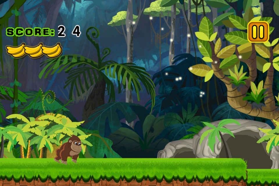 Kong Run : Race to Avoid Spider Snakes and Birds screenshot 2