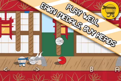 Karate with Heads - a Retro Kung Fu Ninja Adventure screenshot 3