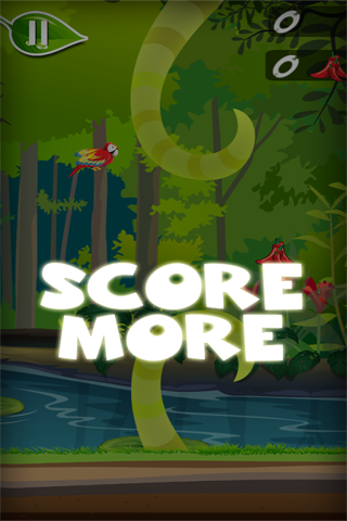 The Flappy Happy Parrot : Awesome bird  Game against gravity beyond the possiblities screenshot 4