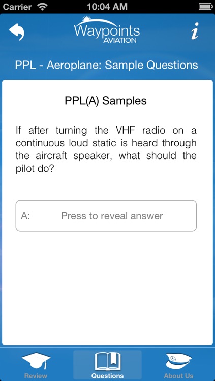 Waypoints Aviation Ltd Flashcards screenshot-3