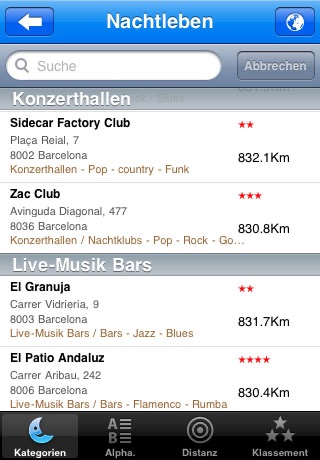 Barcelona Multimedia Travel Guide in German screenshot 2