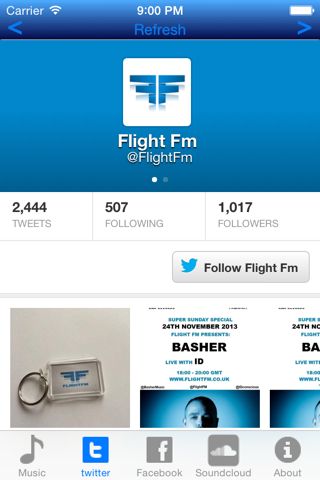 FlightFM.co.uk screenshot 2