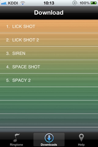 Reggae Ringtone Sampler vol.1 screenshot 3