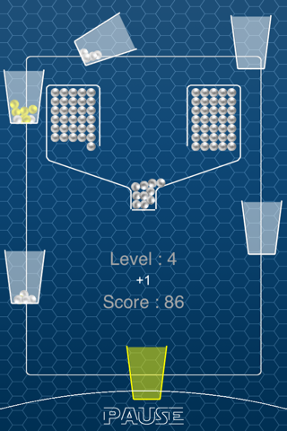 100 Ping Pong Balls - 3 Mini Physics Games Of Catching Balls in a Cup - Classic, Reverse and Mixed screenshot 4