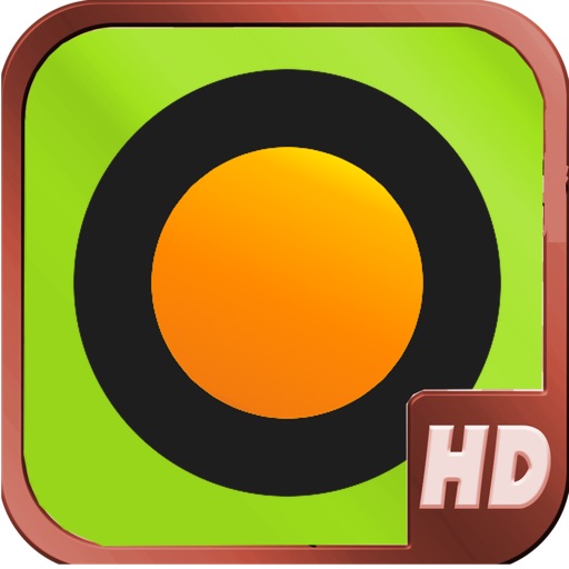 Orange Ball Rush Game HD Free iOS App