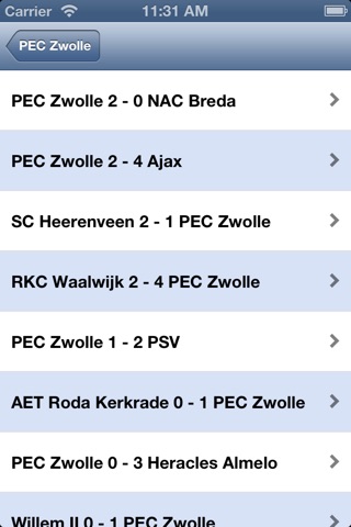 PEC Zwolle screenshot 2