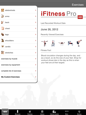 Full Fitness HD for iPad screenshot