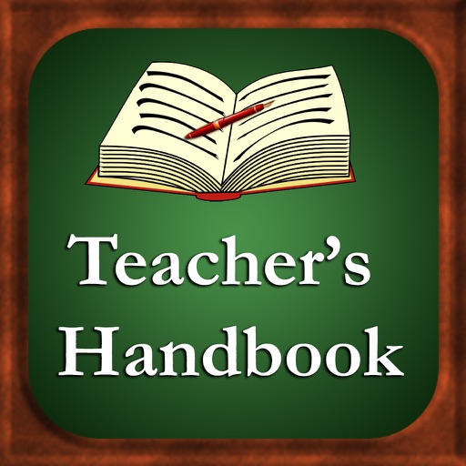Teacher's Handbook - Tracking class schedules, attendance, class notes, exam reports, task goals icon