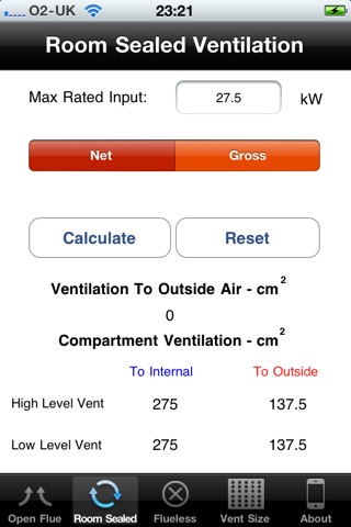 Gas Ventilation Calculator screenshot 3
