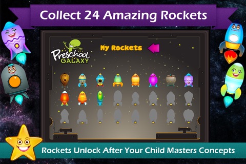 Preschool Galaxy - Learn Colors, Shapes, Numbers, and Letters! screenshot 3