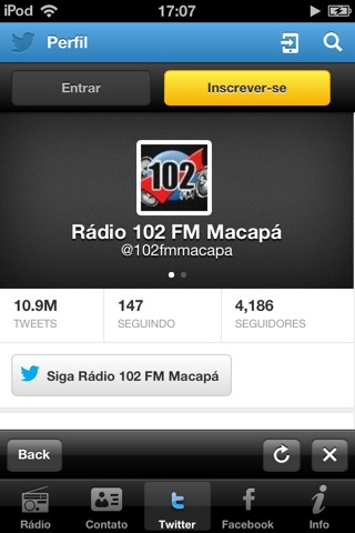 Rádio 102 FM | Macapá | Brasil screenshot 3