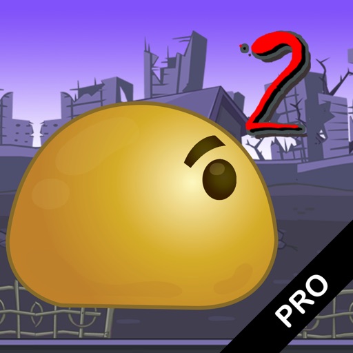 Apocalypse Jump 2 Pro - Test your agility as a mini chubby jumping blob. Your a cartoon like kanga-roo in a tilt avoidance skysafari iOS App