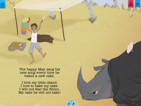 How the Rhinoceros Got his Skin - Have fun with Pickatale while learning how to read! screenshot 4