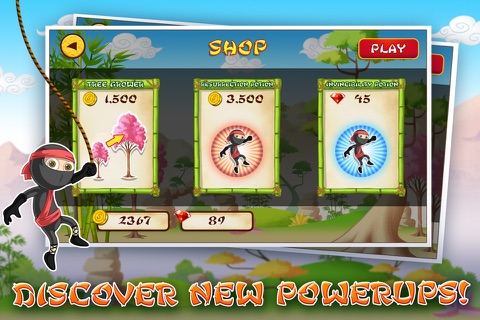 Ninja Jump Kid - Super Fun Stick-man Run Action Game For Kids FREE screenshot 4