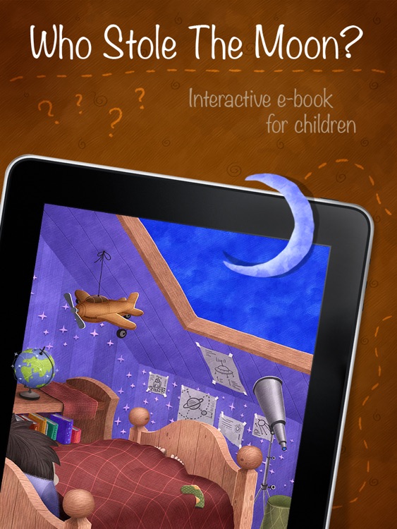 Who Stole The Moon? - free version - Interactive e-book for children