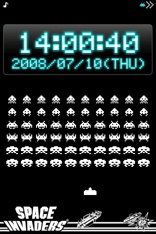 Space Invaders Clock screenshot 2