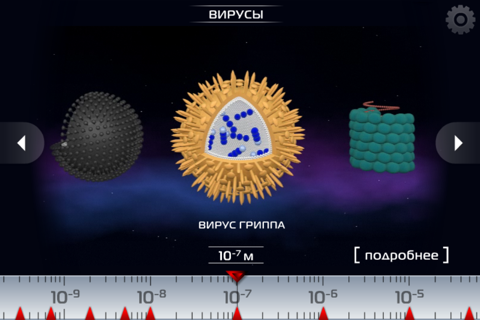 Science - Microcosm 3D Free : Bacteria, viruses, atoms, molecules and particles screenshot 3