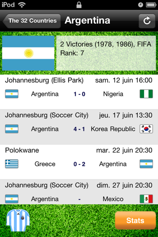 Argentina Mundial 2010: albiceleste aficionado screenshot 3