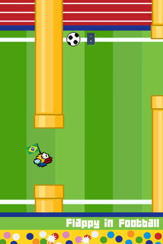 Flappy in Football cup 2014 Edition screenshot 4