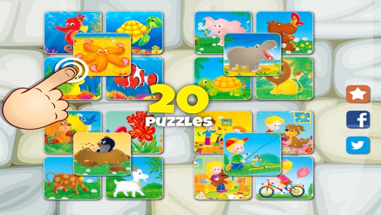 My first Animal Puzzles - Educational Learning Games for Kids and Toddlers (school and preschool age) screenshot-3