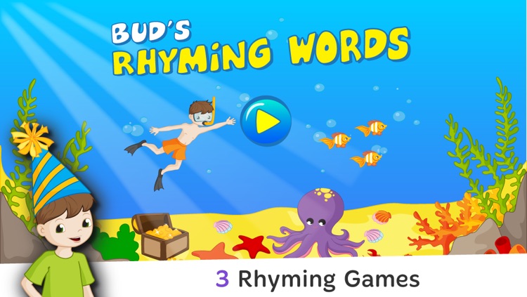 Bud's Rhyming Words - Kids learn word families, CVC, short & long vowel words