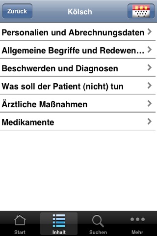 Dolmetscher für Ärzte SELECT screenshot 3