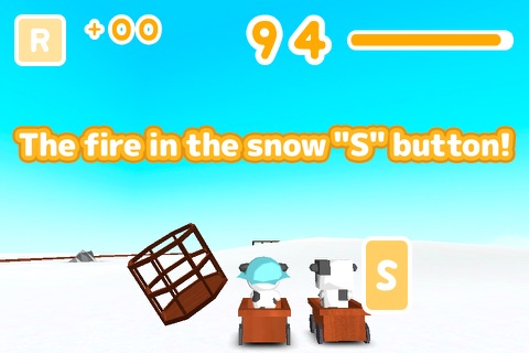 MilDel-F -Car easy snowball fight shooting game 3D- screenshot 3